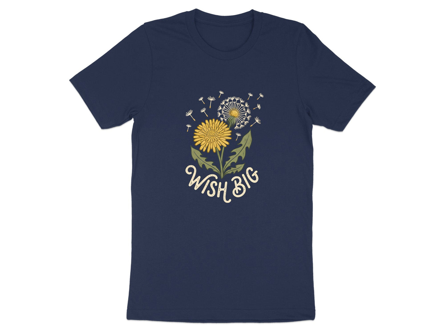 Wish Big Dandelion Illustration T-Shirt