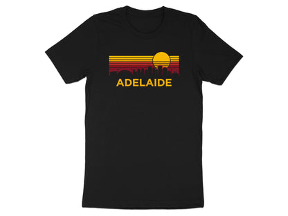 Adelaide Retro City Skyline T-Shirt/ Footy Fan Adelaide  Crows Tee