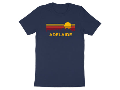 Adelaide Retro City Skyline T-Shirt/ Footy Fan Adelaide  Crows Tee
