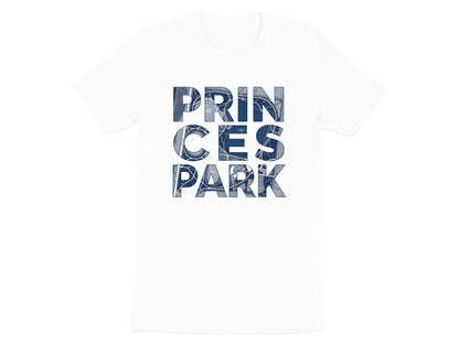 Princes Park Map Typography Art Tee/ Footy Fan Carlton t shirt