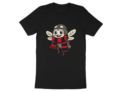 Footy fan Essendon t shirt/Cute Aviator Mosquito Mascot T-Shirt