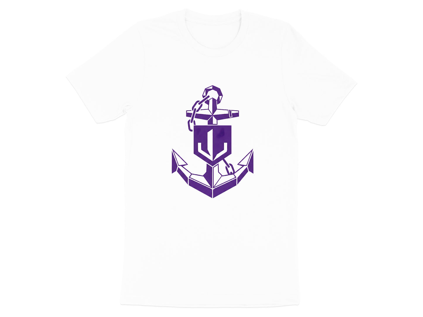 Geometric Shield Anchor Graphic Tee/ Footy Fan Fremantle Dockers t shirt