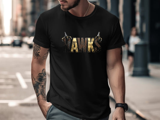 Industrial HAWKS Metal & Talons T-Shirt