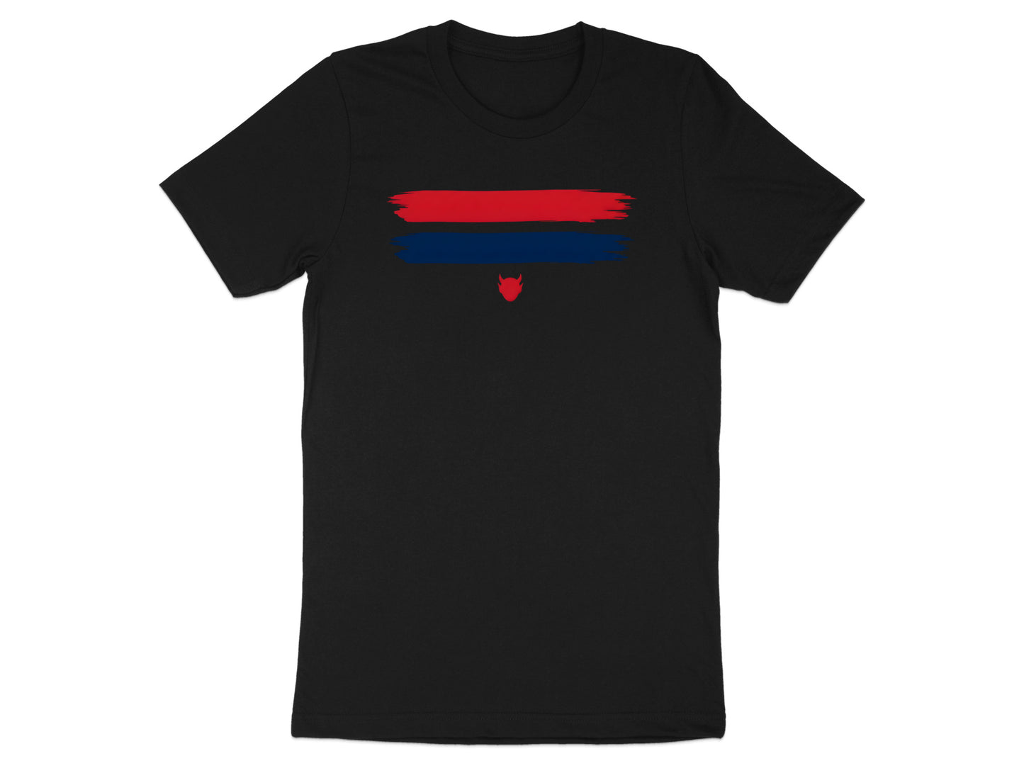 Navy & Red Brushstroke Melbourne Demons t shirt