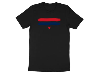 Navy & Red Brushstroke Melbourne Demons t shirt