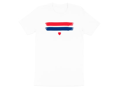 Navy & Red Brushstroke Melbourne Demons t shirt