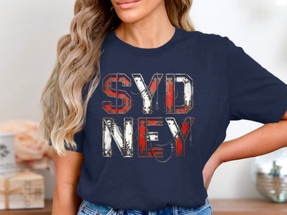 SYDNEY Industrial Steel Typography Tee