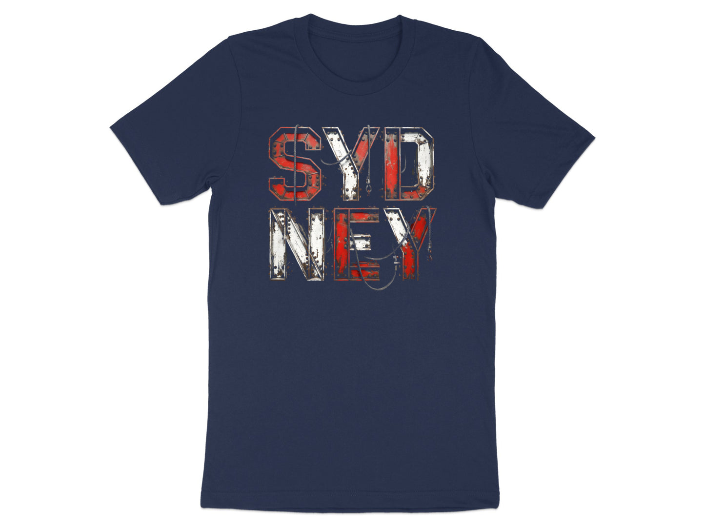 SYDNEY Industrial Steel Typography Tee
