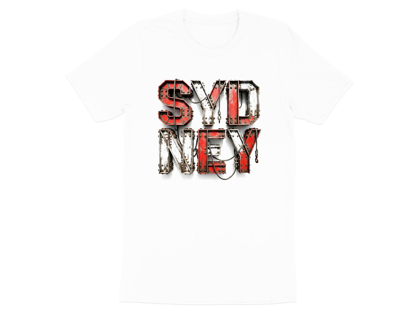 SYDNEY Industrial Steel Typography Tee