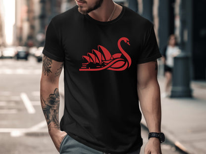 Sydney Opera House & Red Swan Graphic Tee