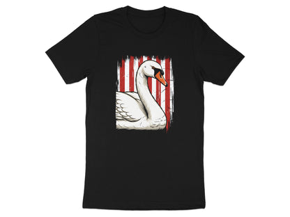 Classic Swan Silhouette Striped T-Shirt