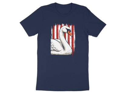 Classic Swan Silhouette Striped T-Shirt