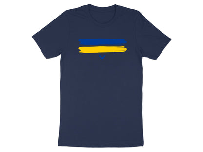 Blue & Gold Abstract Brushstroke Eagle Tee