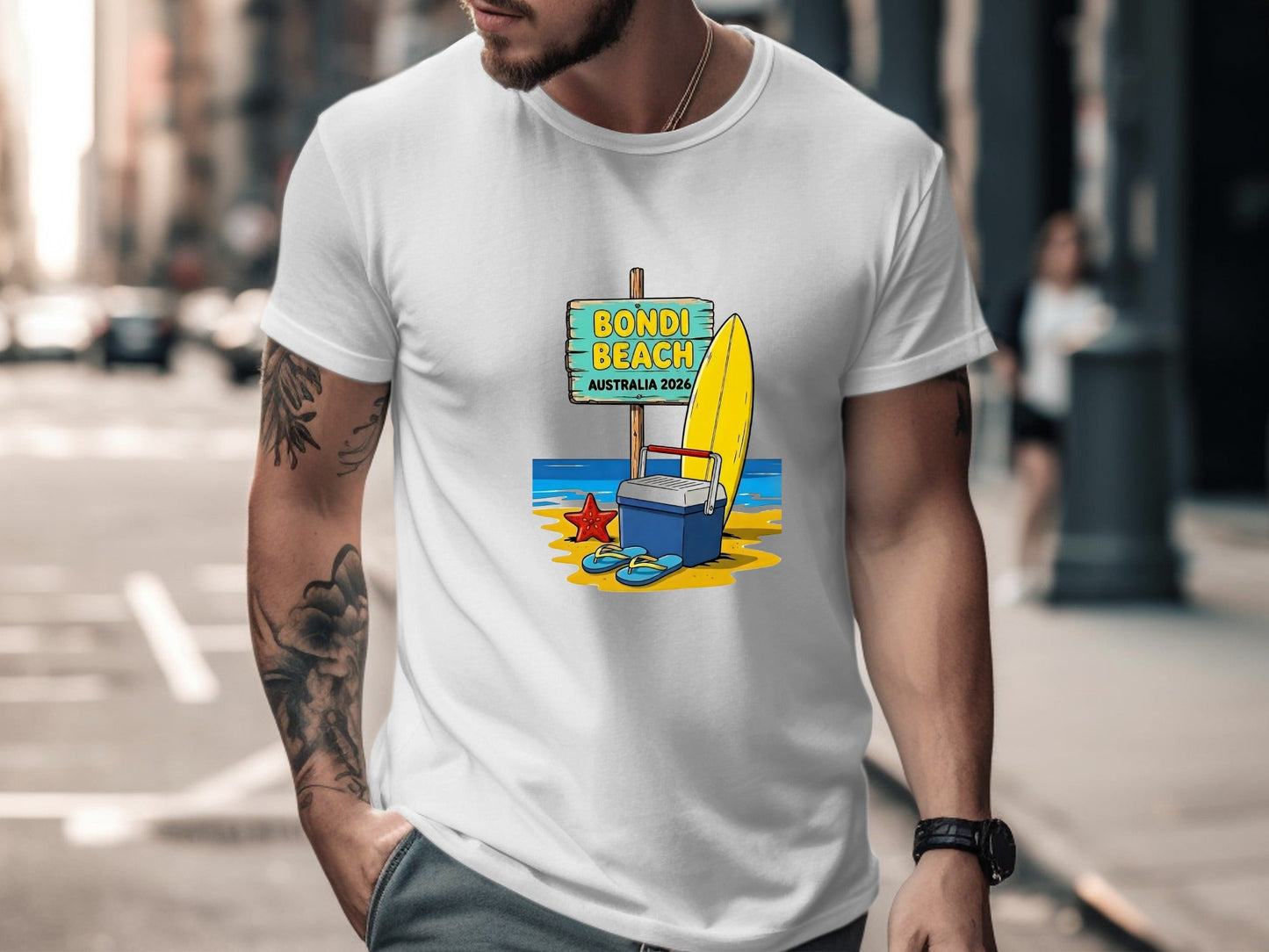 Bondi 2026 Coastal Escape Graphic T-Shirt