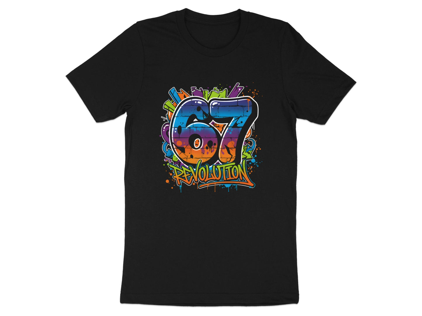 67 Revolution Graffiti Graphic Tee
