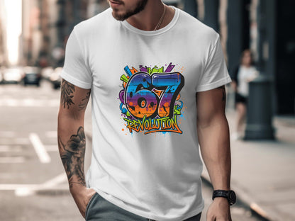 67 Revolution Graffiti Graphic Tee