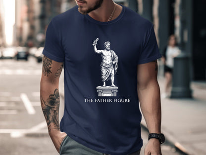 The Father Figure - Greek Statue Remote Tee