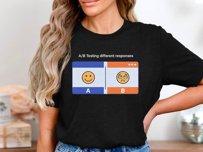 A/B Testing Comparison T-Shirt - Funny Digital Marketer Tee