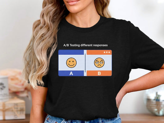 A/B Testing Comparison T-Shirt - Funny Digital Marketer Tee