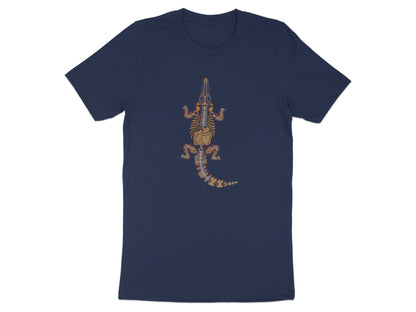 Indigenous Style Crocodile Art T-Shirt - Aboriginal Inspired