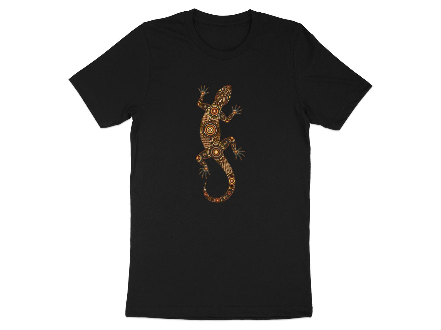 Aboriginal Dot Art Lizard T-Shirt