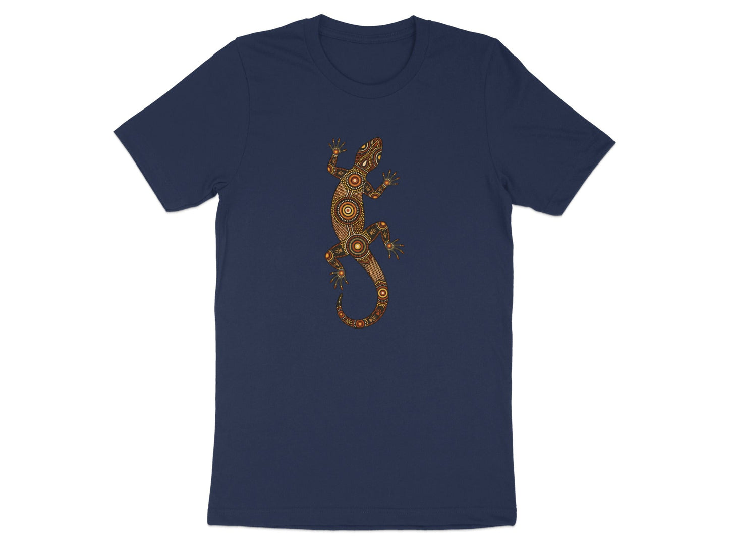 Aboriginal Dot Art Lizard T-Shirt