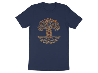 Sacred Tree of Life Aboriginal Dot Art T-Shirt