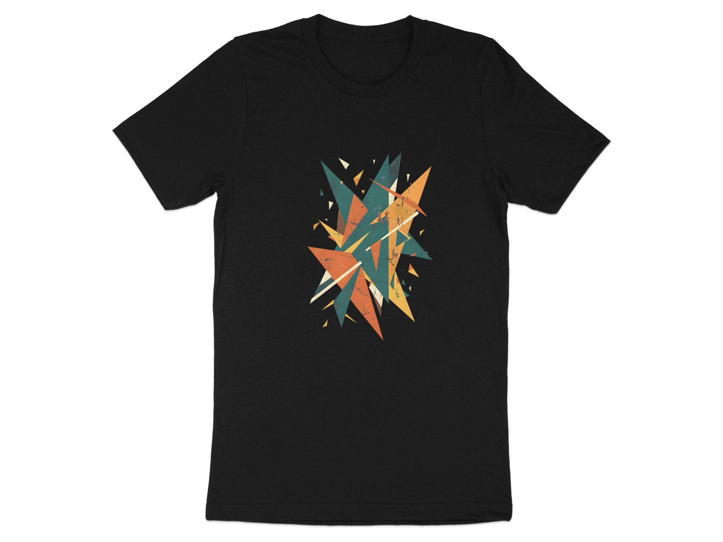 Shattered Geometry Abstract T-Shirt