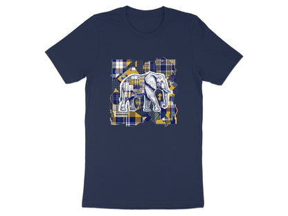 Abstract Geometric Elephant Art Men's Tee