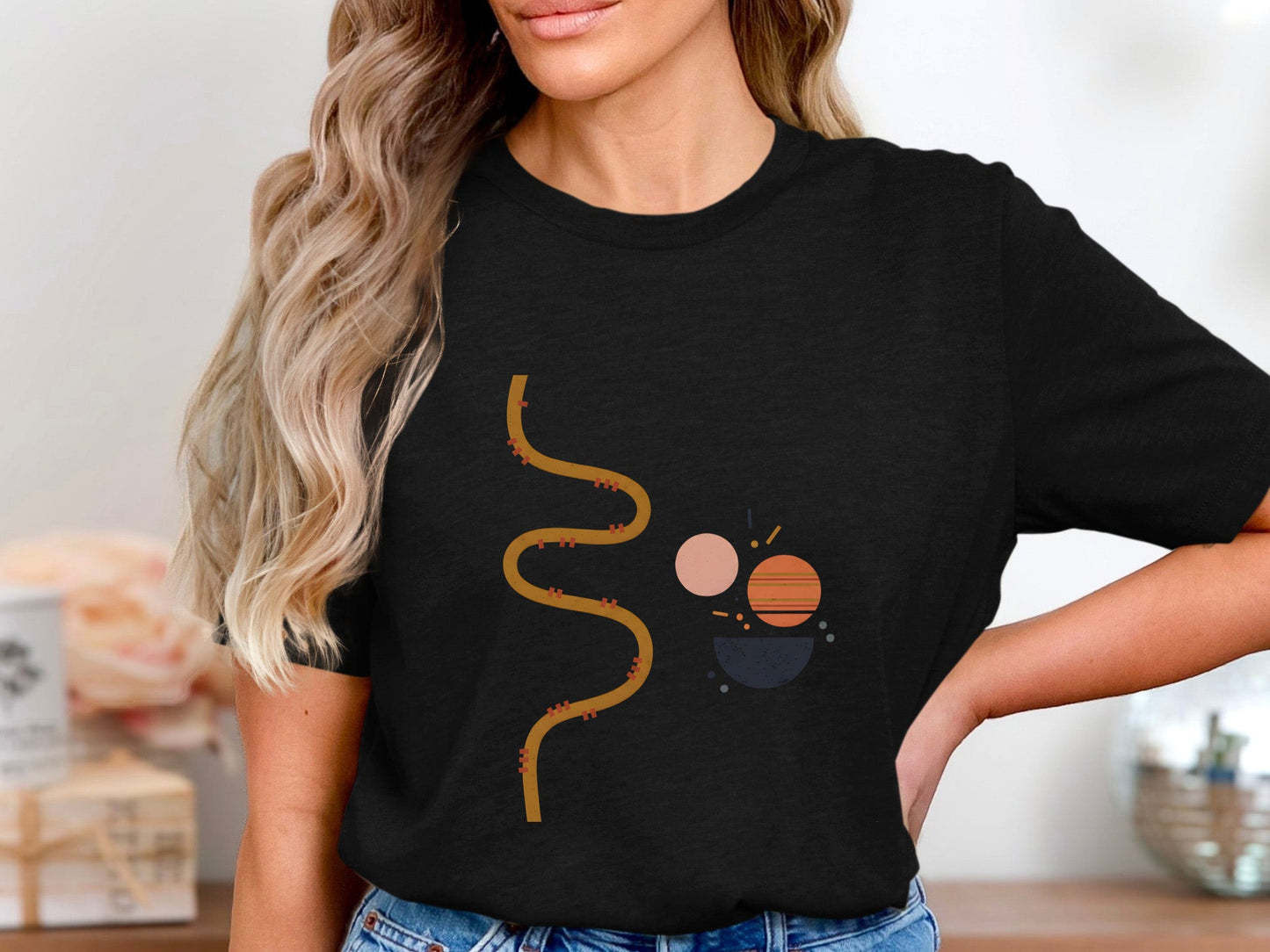 Minimalist Cosmic Path T-Shirt