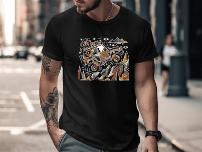 Abstract Off-Road 4x4 Adventure T-Shirt