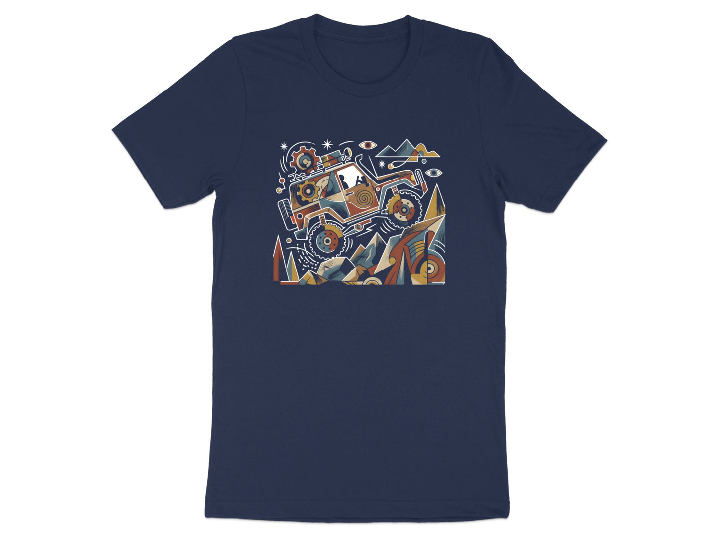 Abstract Off-Road 4x4 Adventure T-Shirt