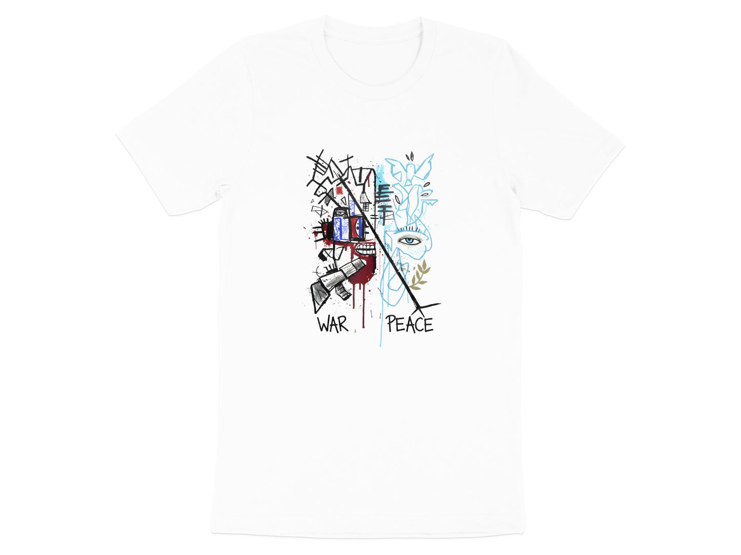 Inner Peace Abstract Duality Graphic Tee
