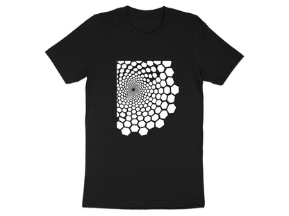 Hexagonal Vortex Optical Illusion T-Shirt