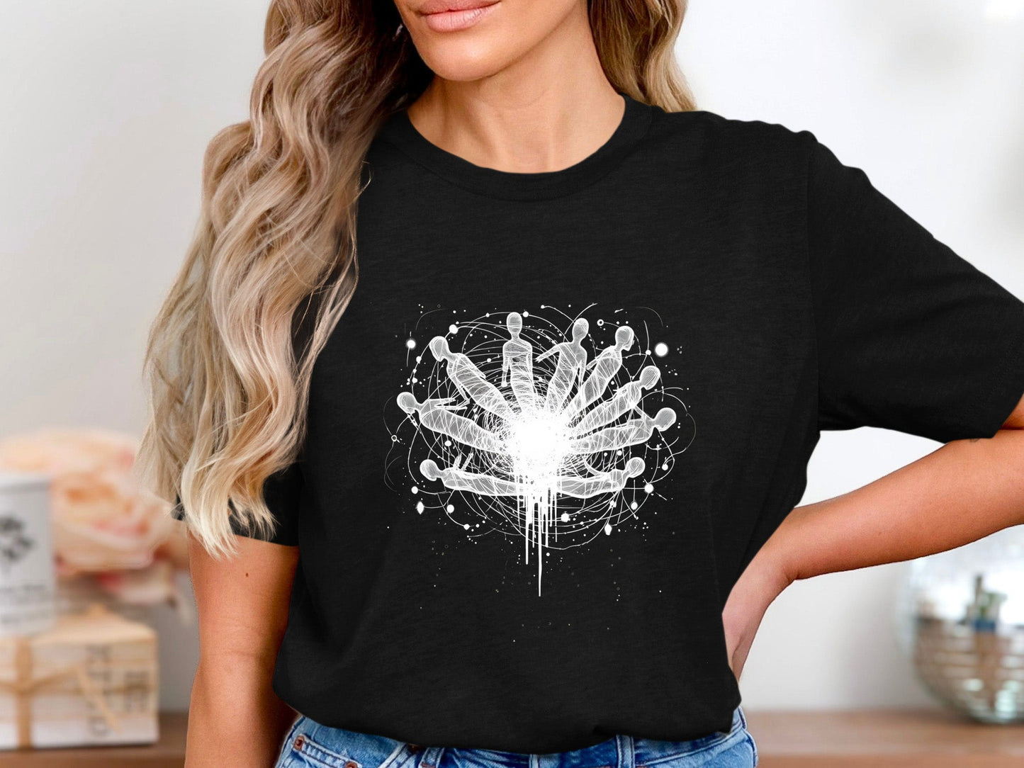 Spiritual Transcendence T-Shirt - Abstract Soul Art Tee