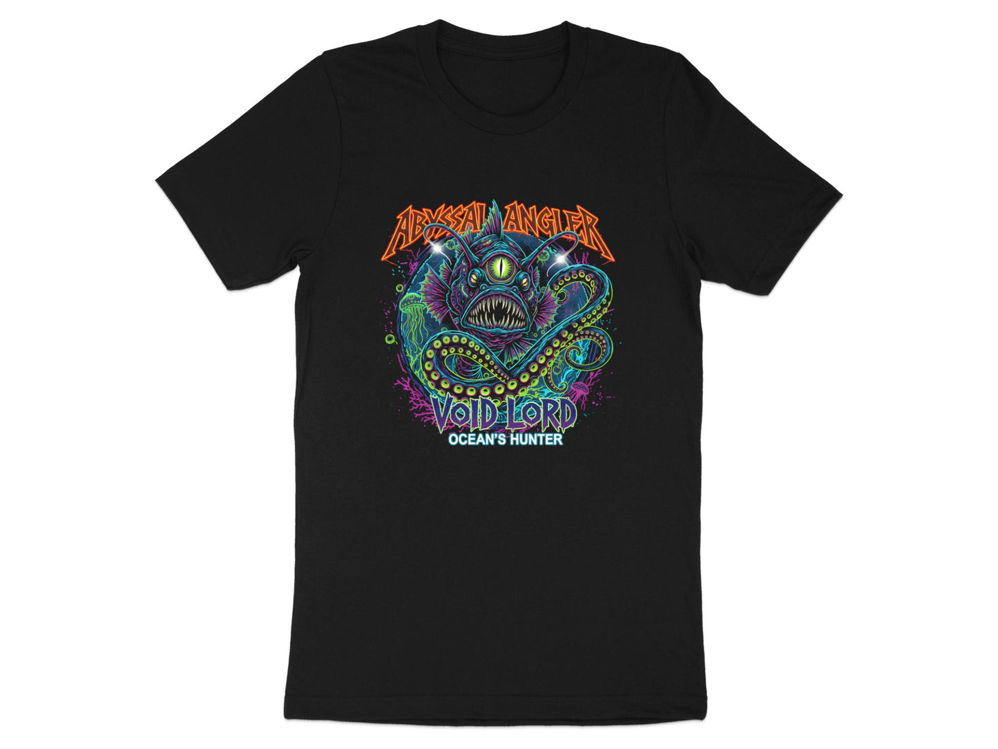 Abyssal Angler Deep Sea Graphic T-Shirt