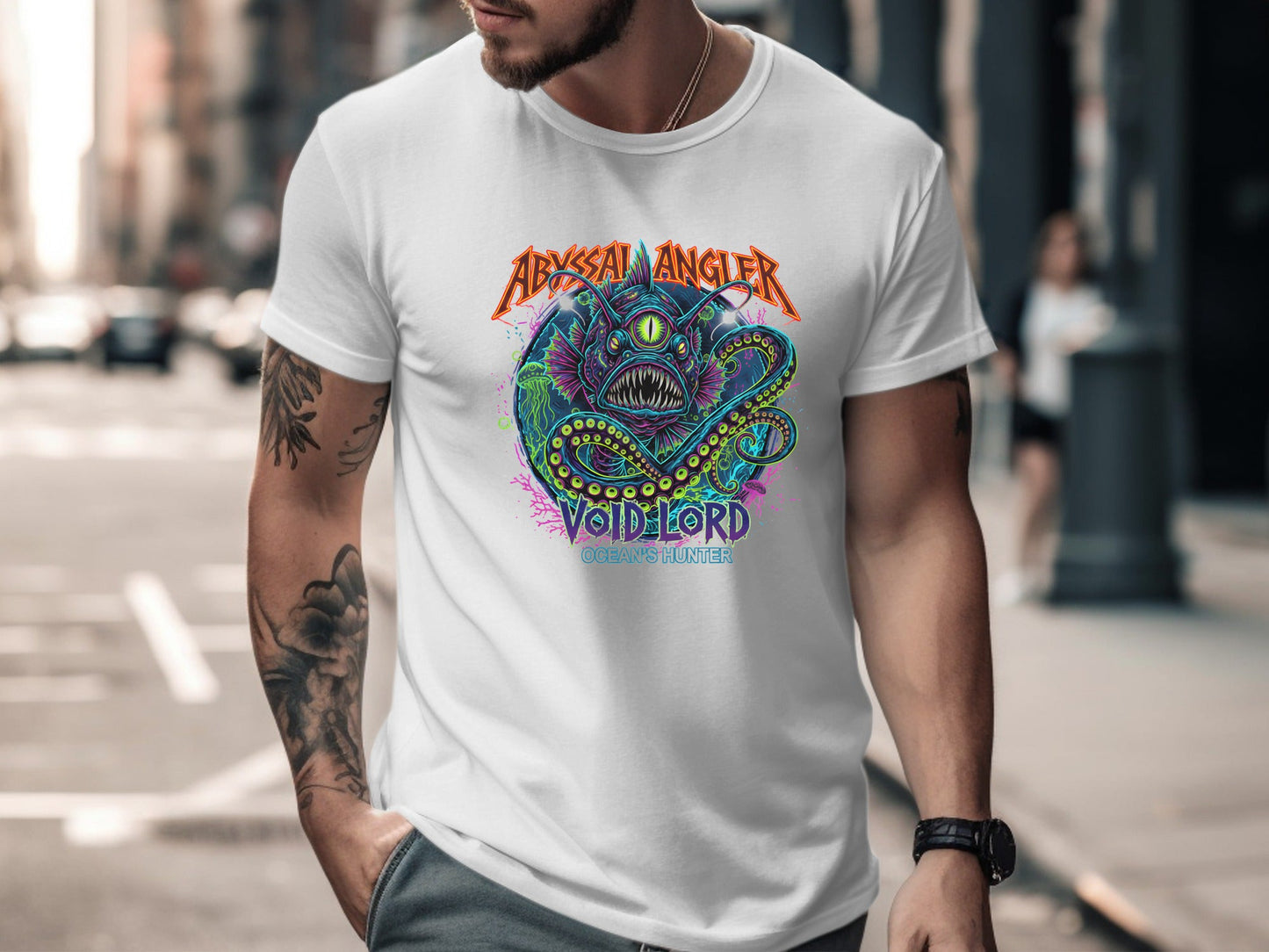 Abyssal Angler Deep Sea Graphic T-Shirt