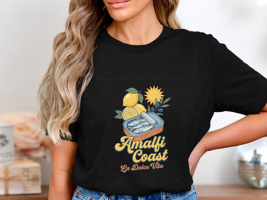 Amalfi Coast Sardines La Dolce Vita T-Shirt