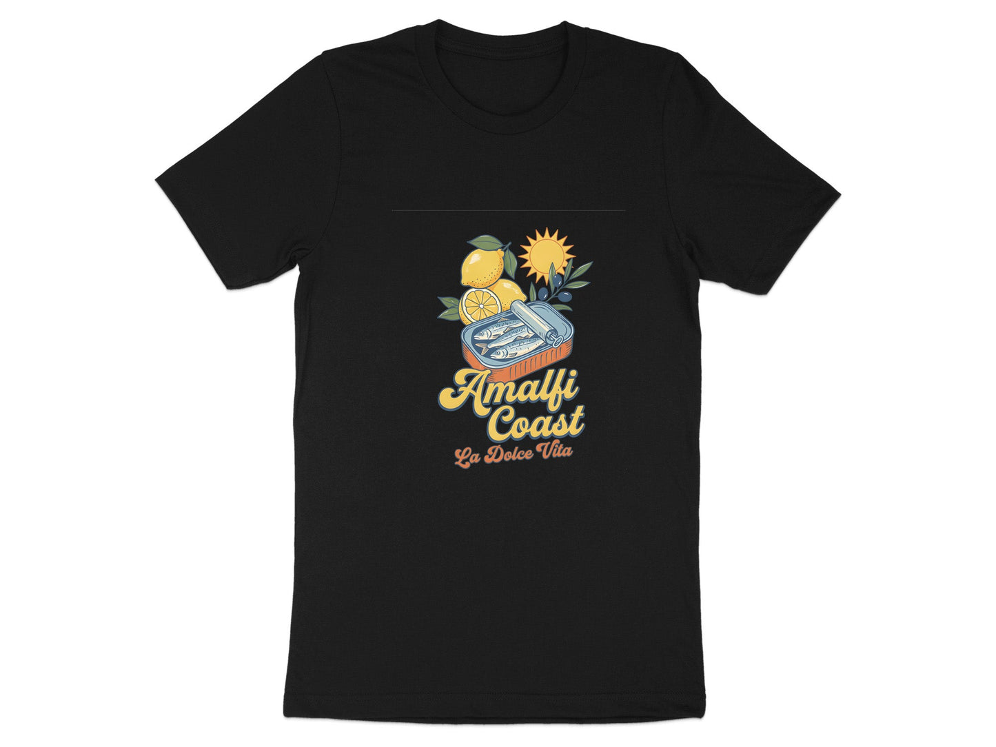 Amalfi Coast Sardines La Dolce Vita T-Shirt
