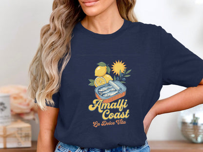 Amalfi Coast Sardines La Dolce Vita T-Shirt