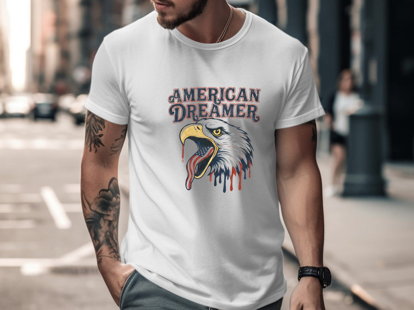American Dreamer Eagle Graphic Men's Tee