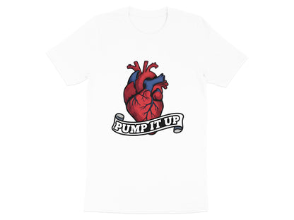 Pump It Up Anatomical Heart T-Shirt - Cardiology Tee