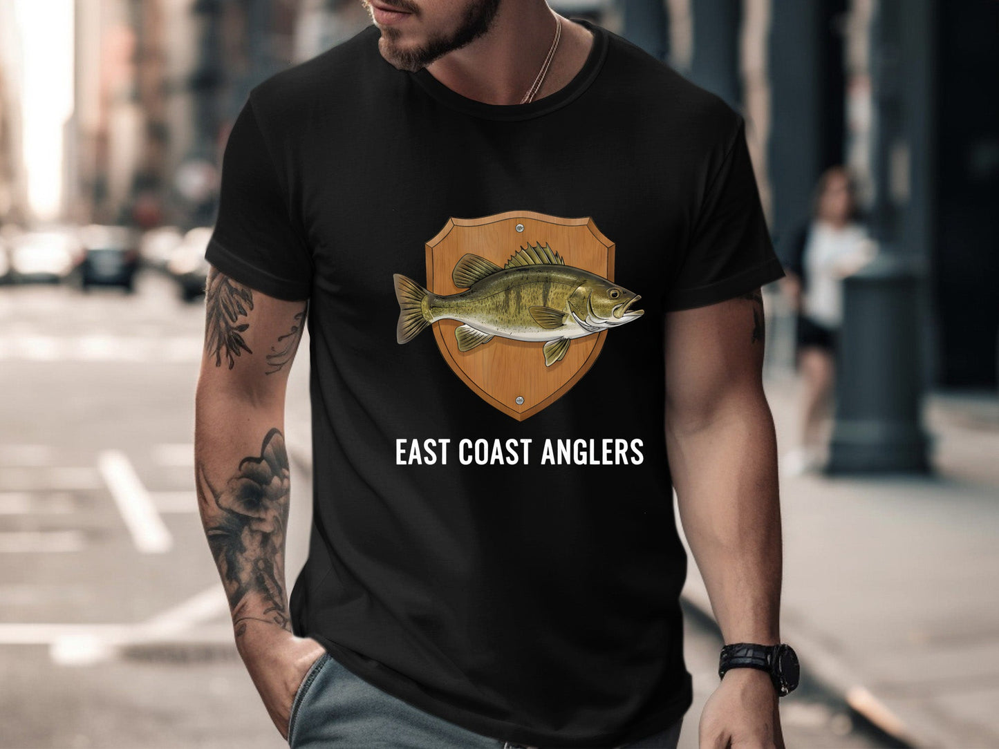 East Coast Anglers Bass Shield T-Shirt