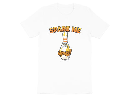 Spare Me Grumpy Bowling Pin Funny T-Shirt