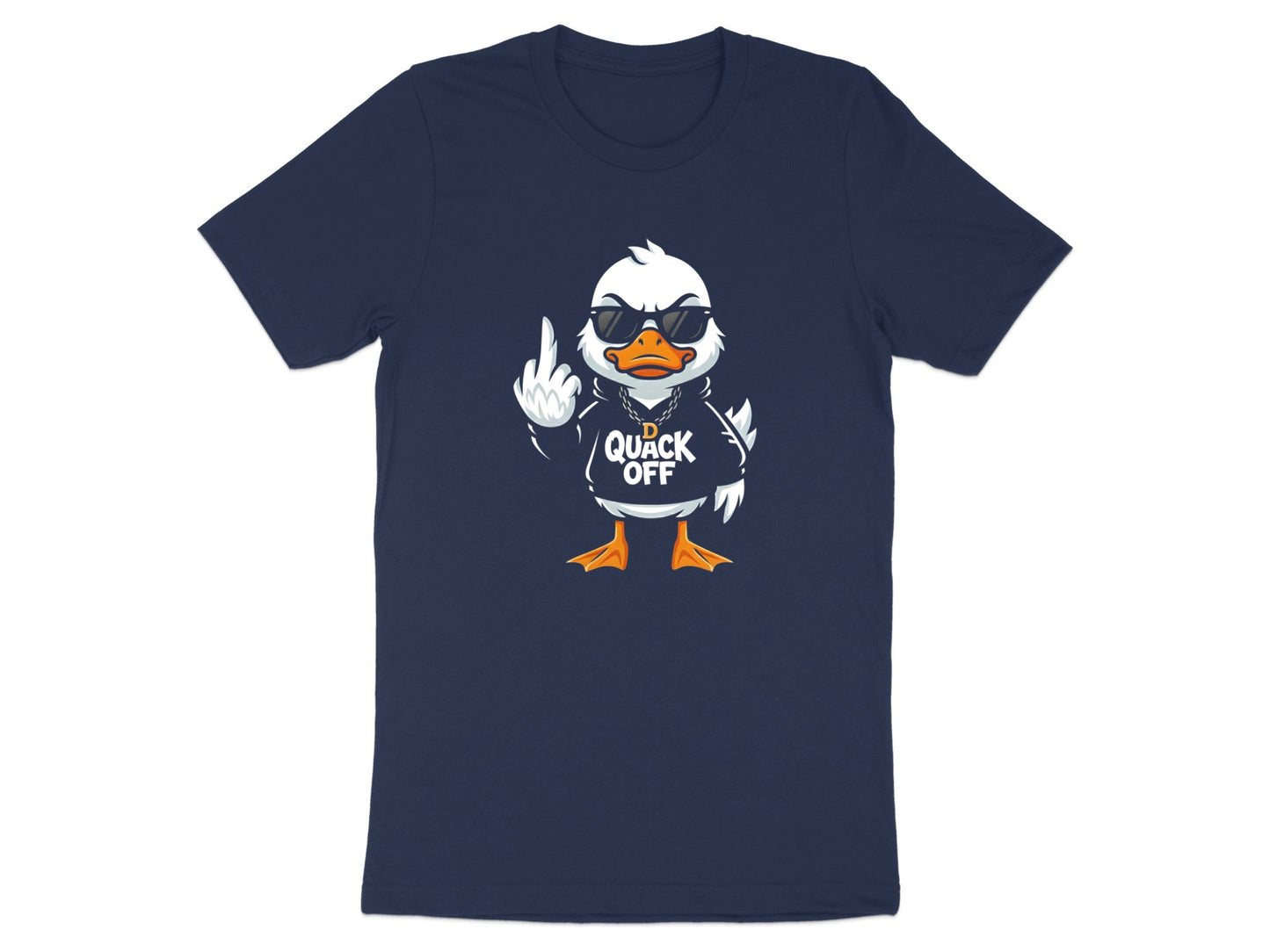 Angry Duck 'Quack Off' Graphic T-Shirt