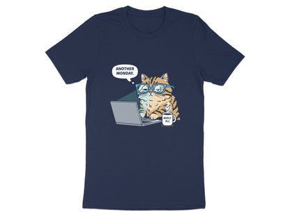 Another Monday Funny Grumpy Cat Black T-Shirt