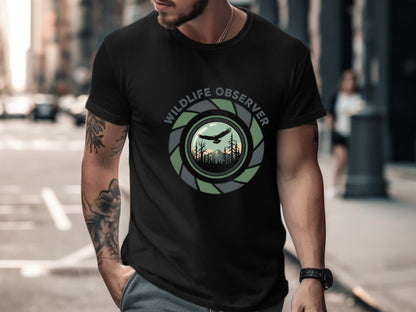 Wildlife Observer Camera Lens Nature T-Shirt