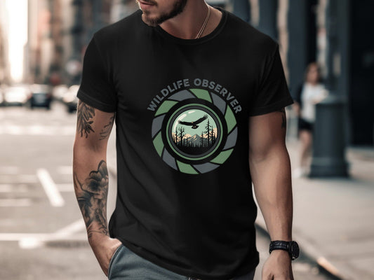 Wildlife Observer Camera Lens Nature T-Shirt