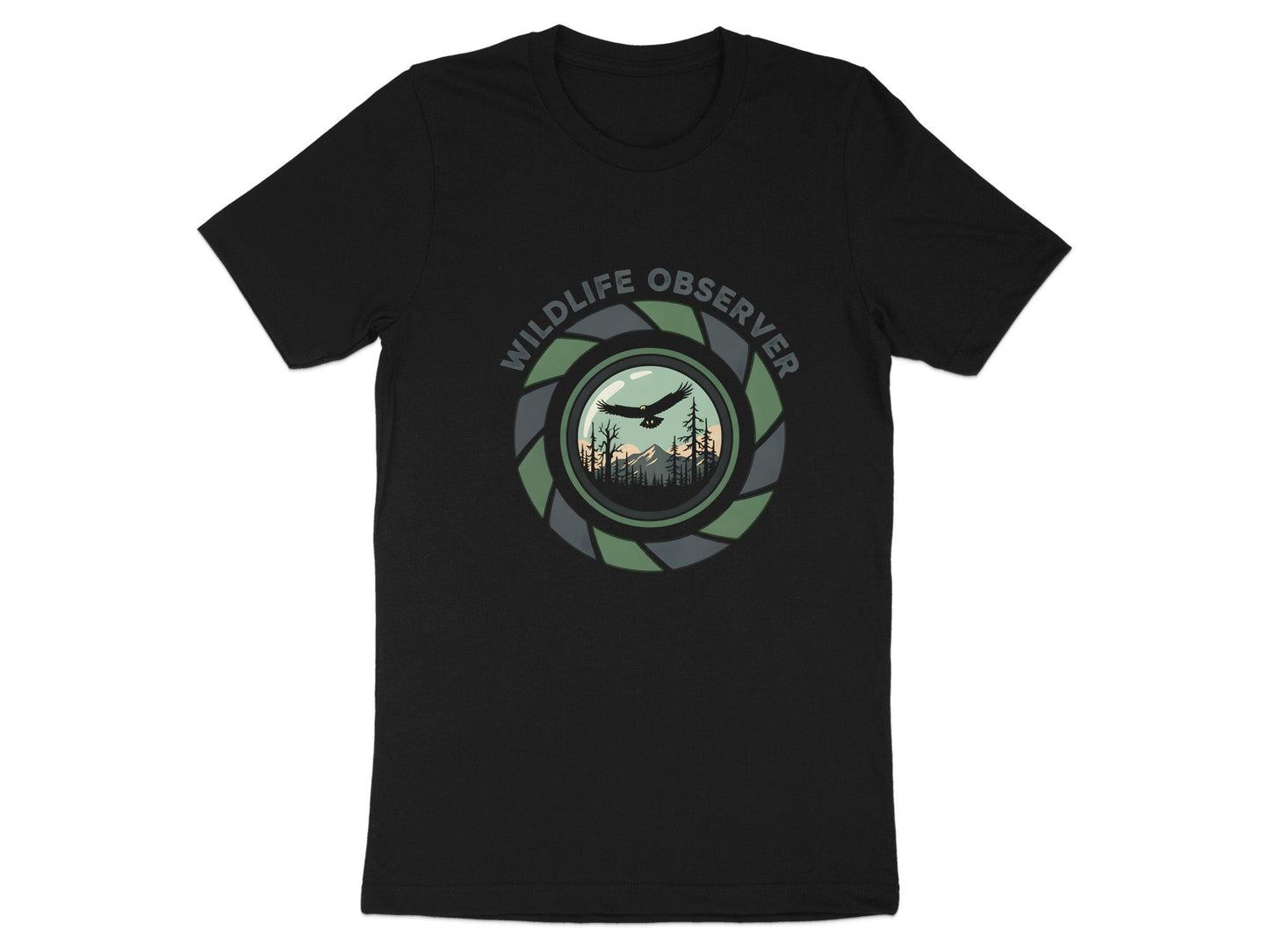 Wildlife Observer Camera Lens Nature T-Shirt