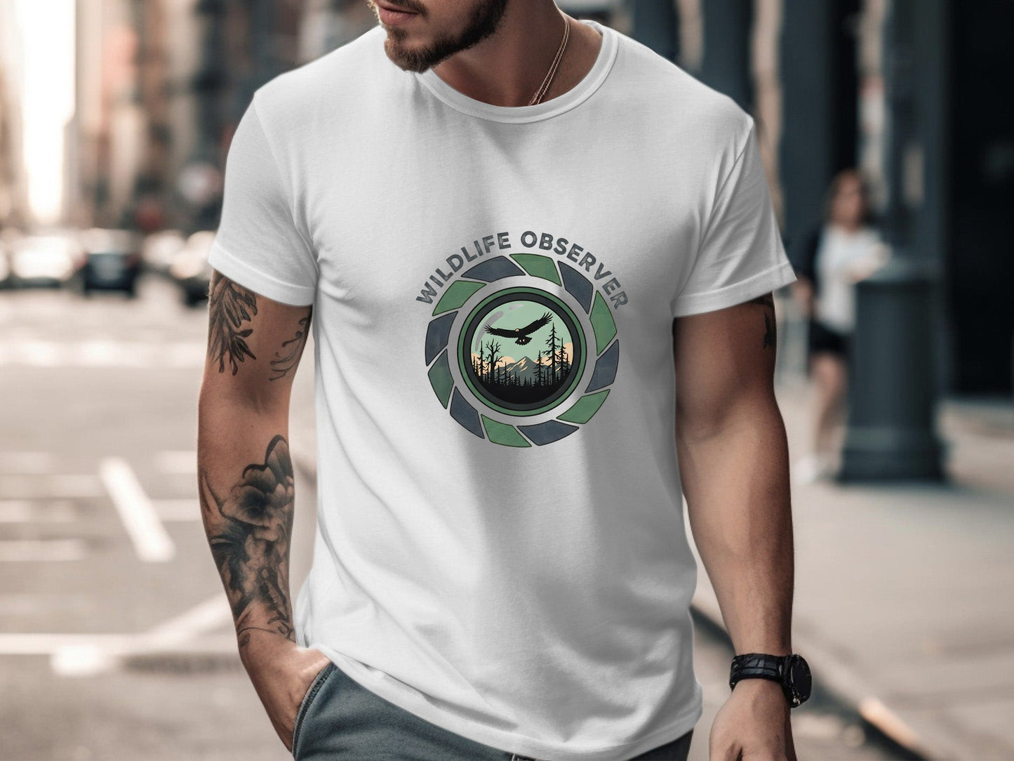 Wildlife Observer Camera Lens Nature T-Shirt